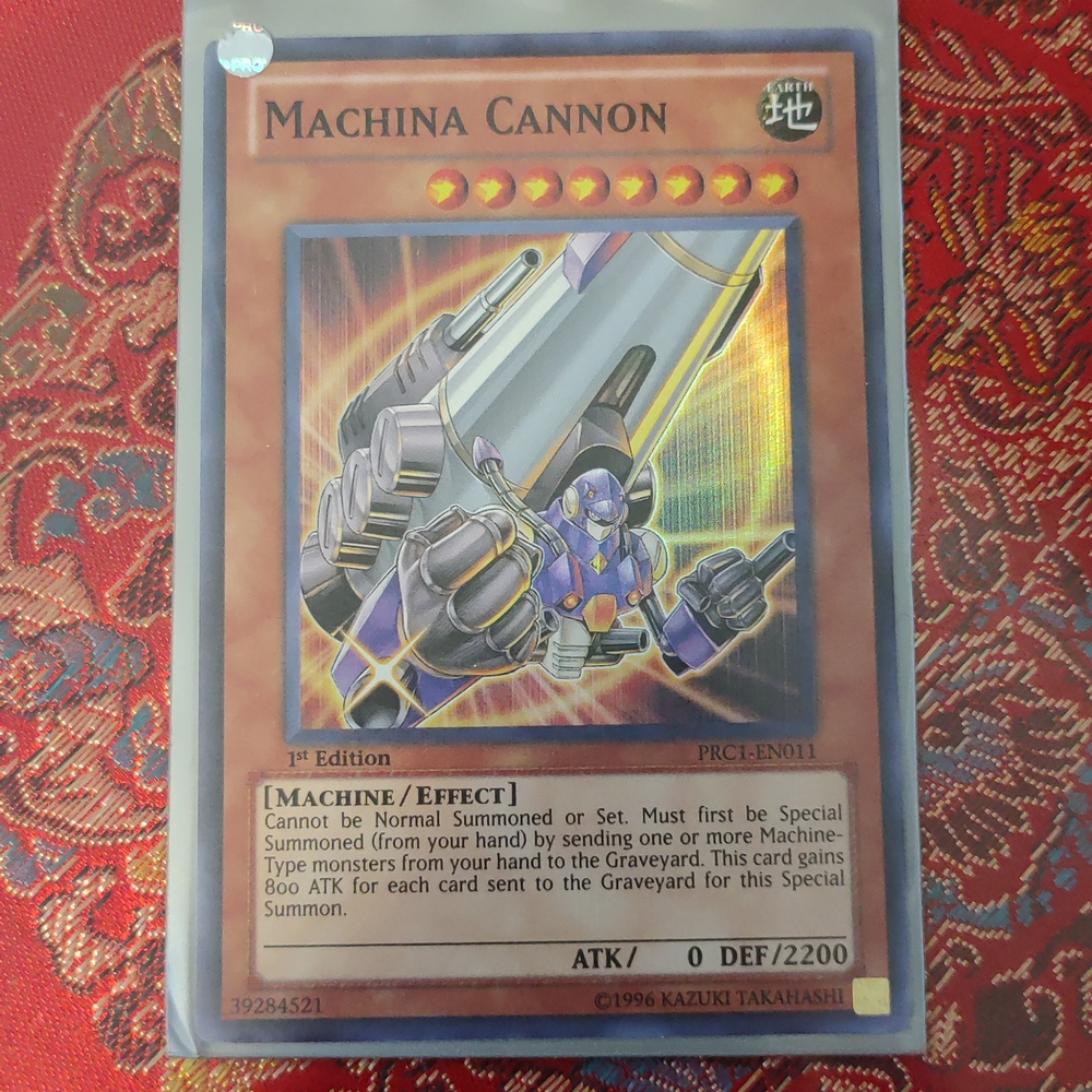 Yu Gi Oh TCG Machina Cannon 1st Edition